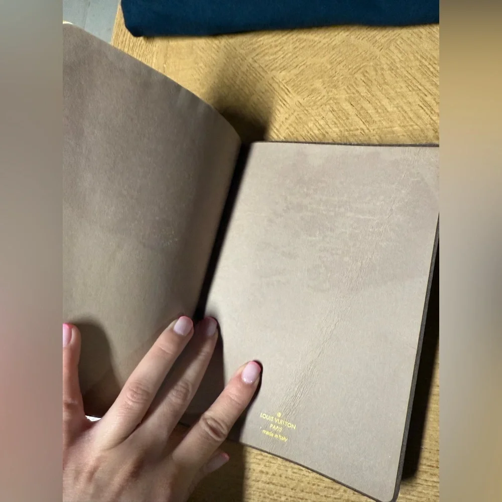 Louis Vuitton LV MADE leather notebook